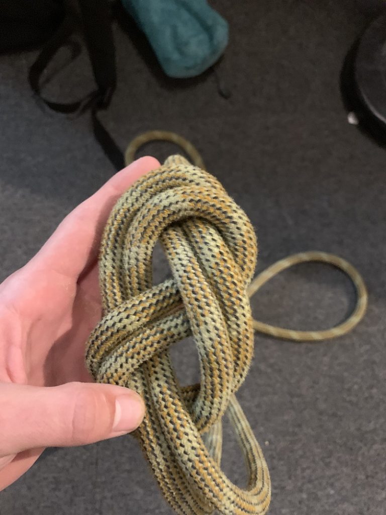 How to tie a Double Figure Eight Knot step 4