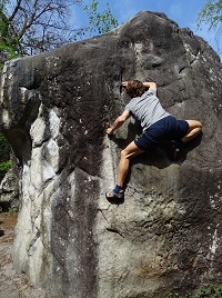 Fontainebleau bouldering grade system