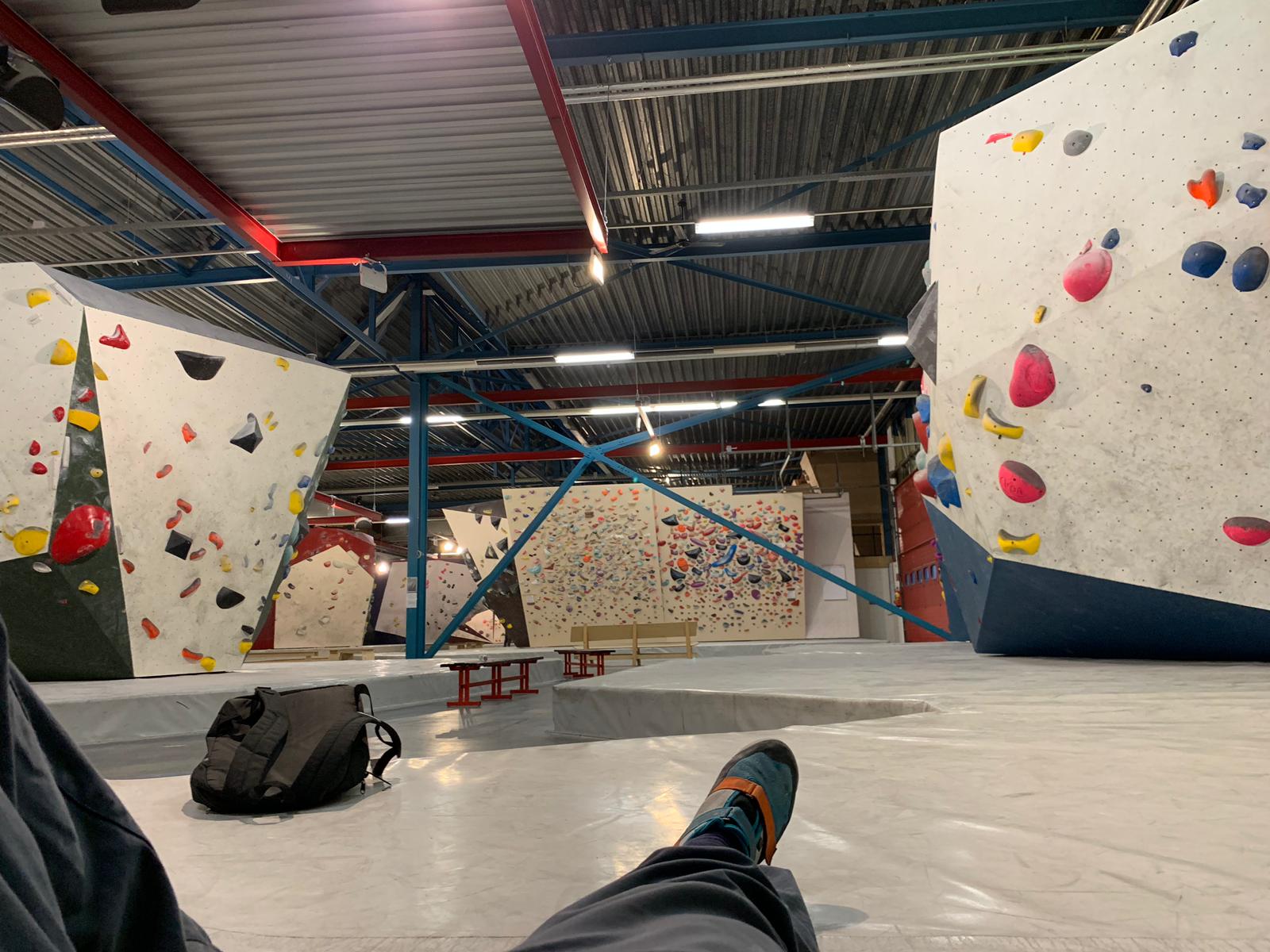 Bouldering Alone at an Empty Gym